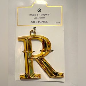 Sugar paper gift topper